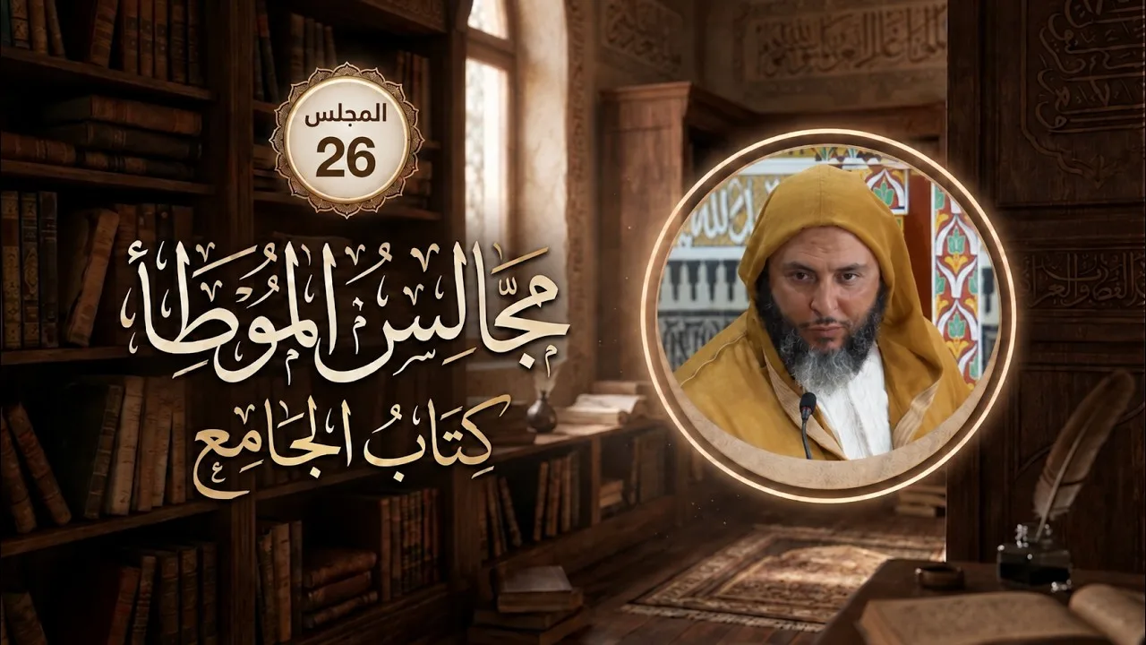 مجالس الموطأ - 26- كتاب الجامع - باب ما جاء في وباء المَدِينة - الشيخ سعيد الكملي