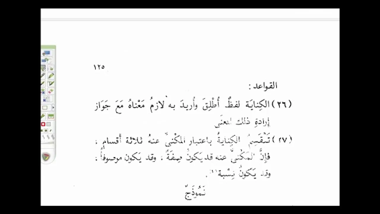 البلاغة الواضحة (34 )  الكناية