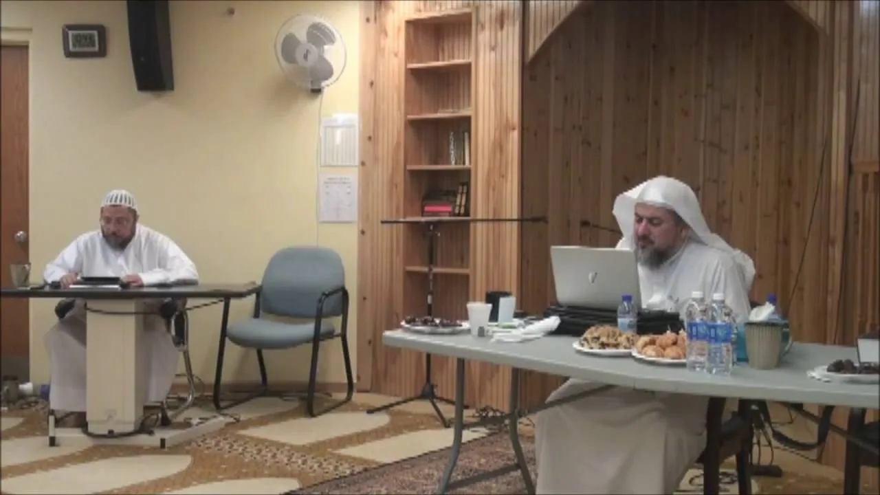 04 | مجلس قراءة صحيح البخاري على المحدثين عبد الله العبيد و عبد الرحمن المباركفوري