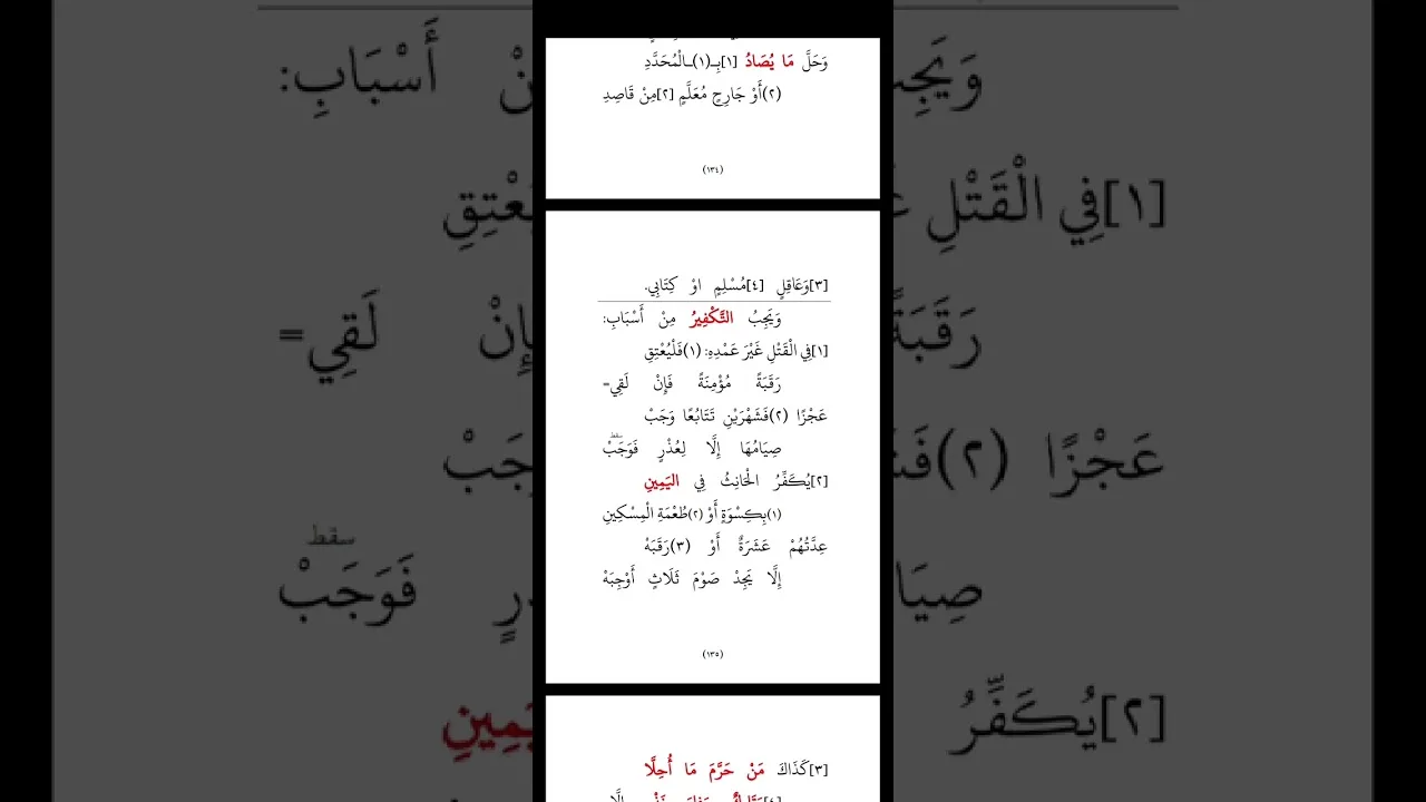 قراءة أسهل البدايات في فقه الجنايات ١٥