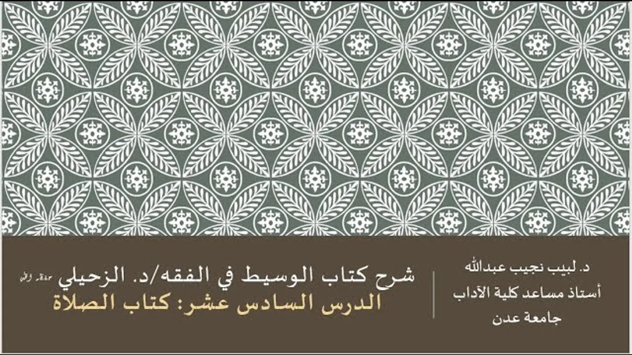 شرح الوسيط في الفقه للدكتور الزحيلي - 16