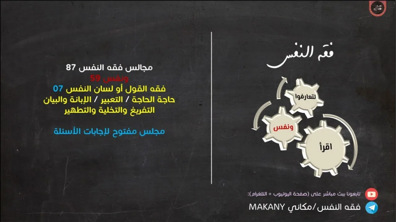 مجالس فقه النفس 087 | ونفس 59 | فقه القول أو لسان النفس 07 | إجابة أسئلة الجمهور