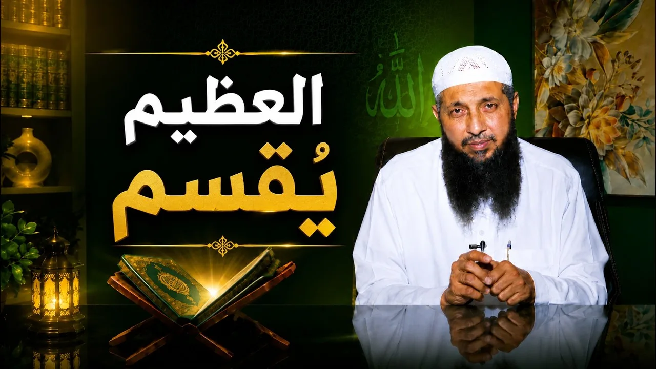 العظيم يُقسم | عم يتساءلون | الدكتور عبدالرحمن الصاوي |ح122
