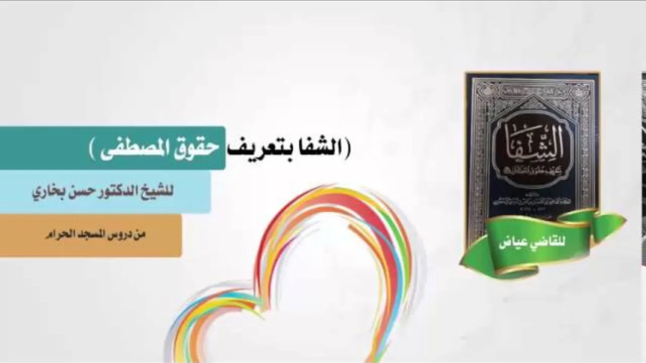 الشفا للشيخ حسن بخاري الدرس 14 - قسمه تعالى له سورة التكوير والقلم -  6-3-1437