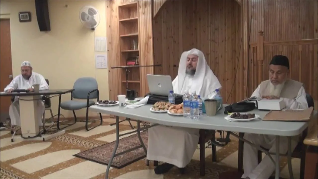 03 | مجلس قراءة صحيح البخاري على المحدثين عبد الله العبيد و عبد الرحمن المباركفوري