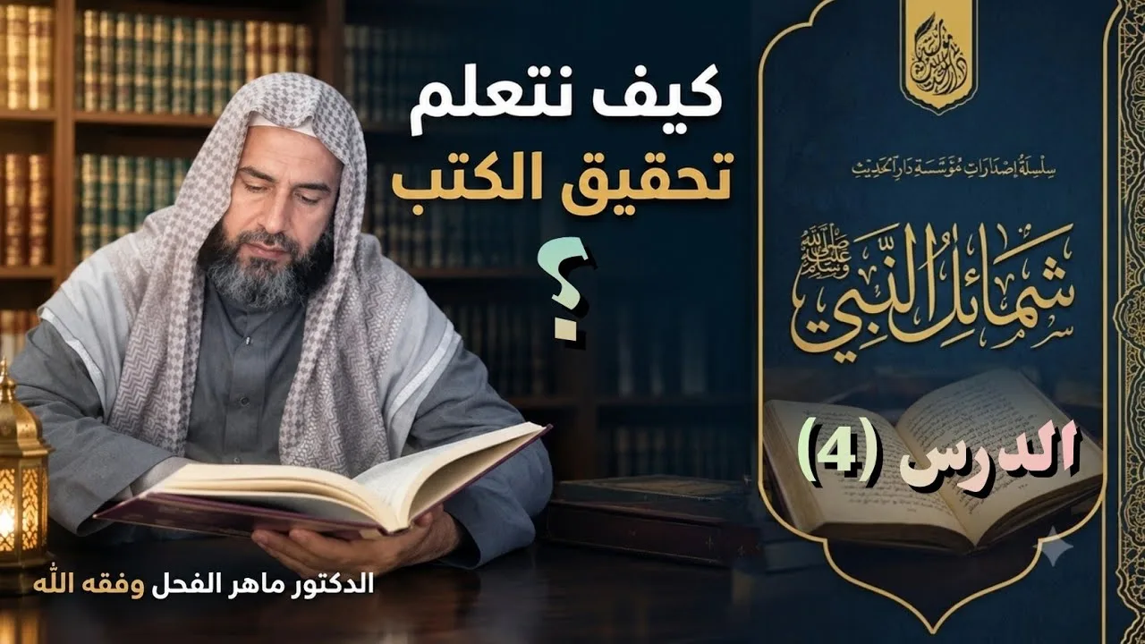 كيف نتعلم تحقيق الكتب، الدرس (4).