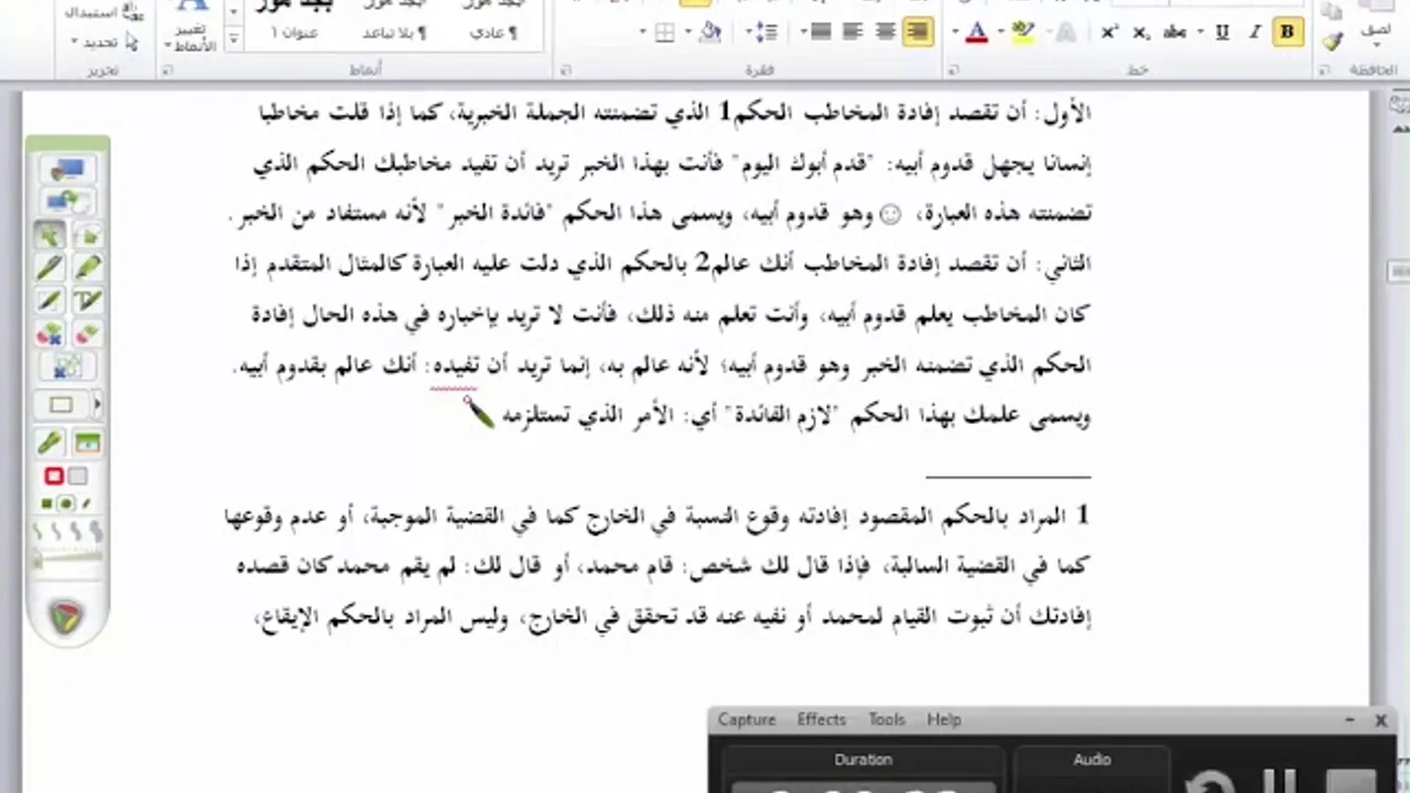 المنهاج الواضح(7) ما يقصده المخبر بخبره من الجزء الرابع