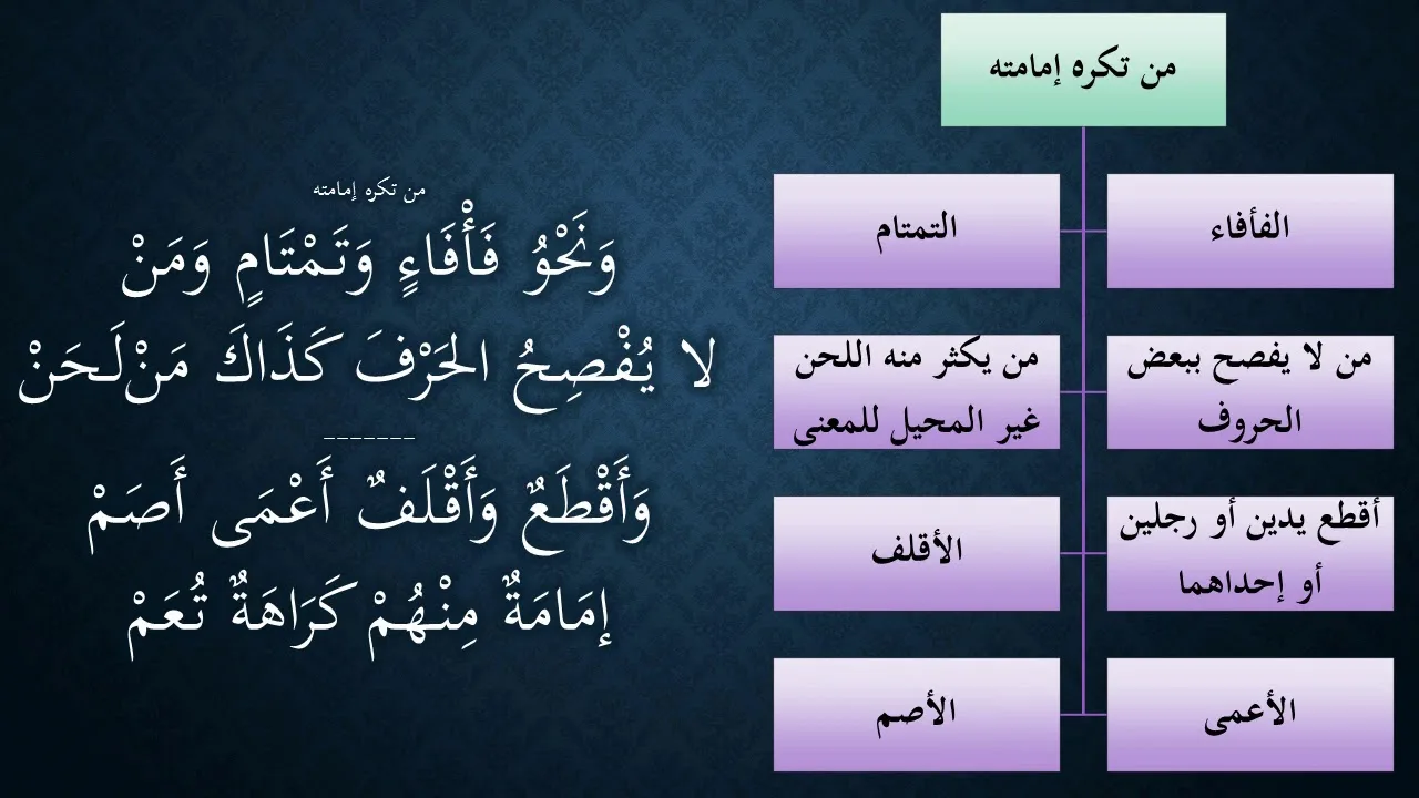 20شرح النظم الجلي مع الاحمرار   من تكره إمامته   عامر بهجت