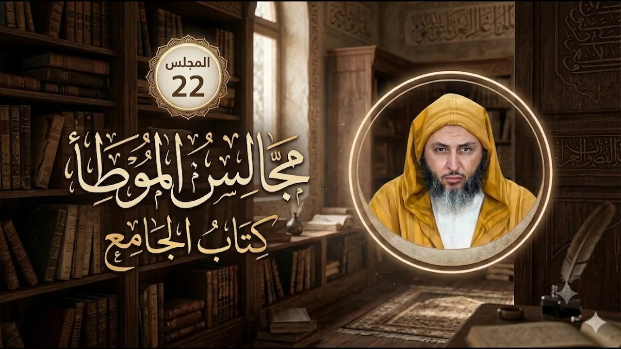 مجالس الموطأ - 22- كتاب الجامع - باب ما جاء في وباء المَدِينة - الشيخ سعيد الكملي