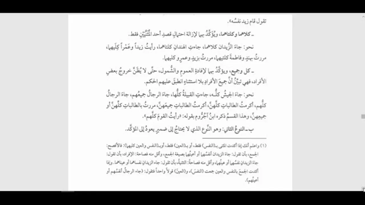 شرح التسهيل لمعاني المقدمة الآجرومية(43)  باب التوكيد