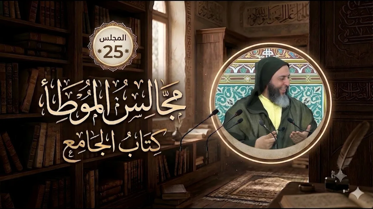 مجالس الموطأ - 25- كتاب الجامع - باب ما جاء في وباء المَدِينة - الشيخ سعيد الكملي