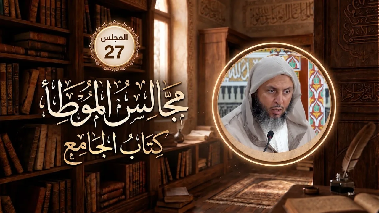 مجالس الموطأ - 27- كتاب الجامع - باب ما جاء في وباء المَدِينة - الشيخ سعيد الكملي